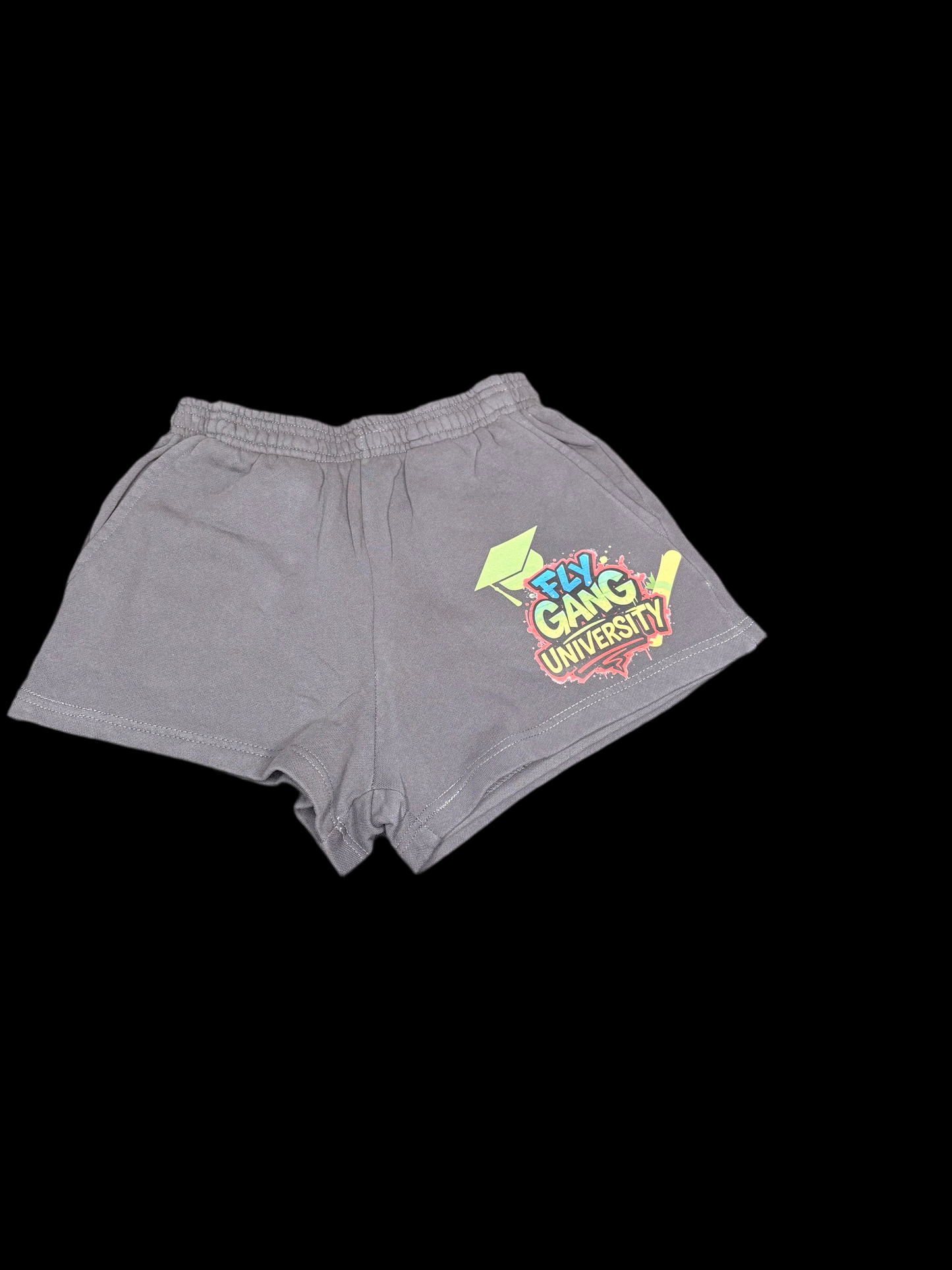 Female Fleece Fly Gang Shorts
