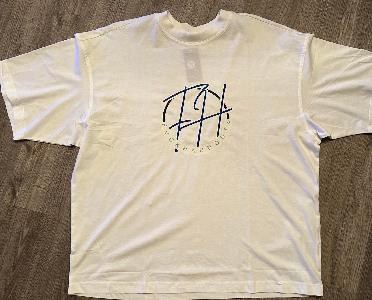 F HAND OUTS BIG LOGO