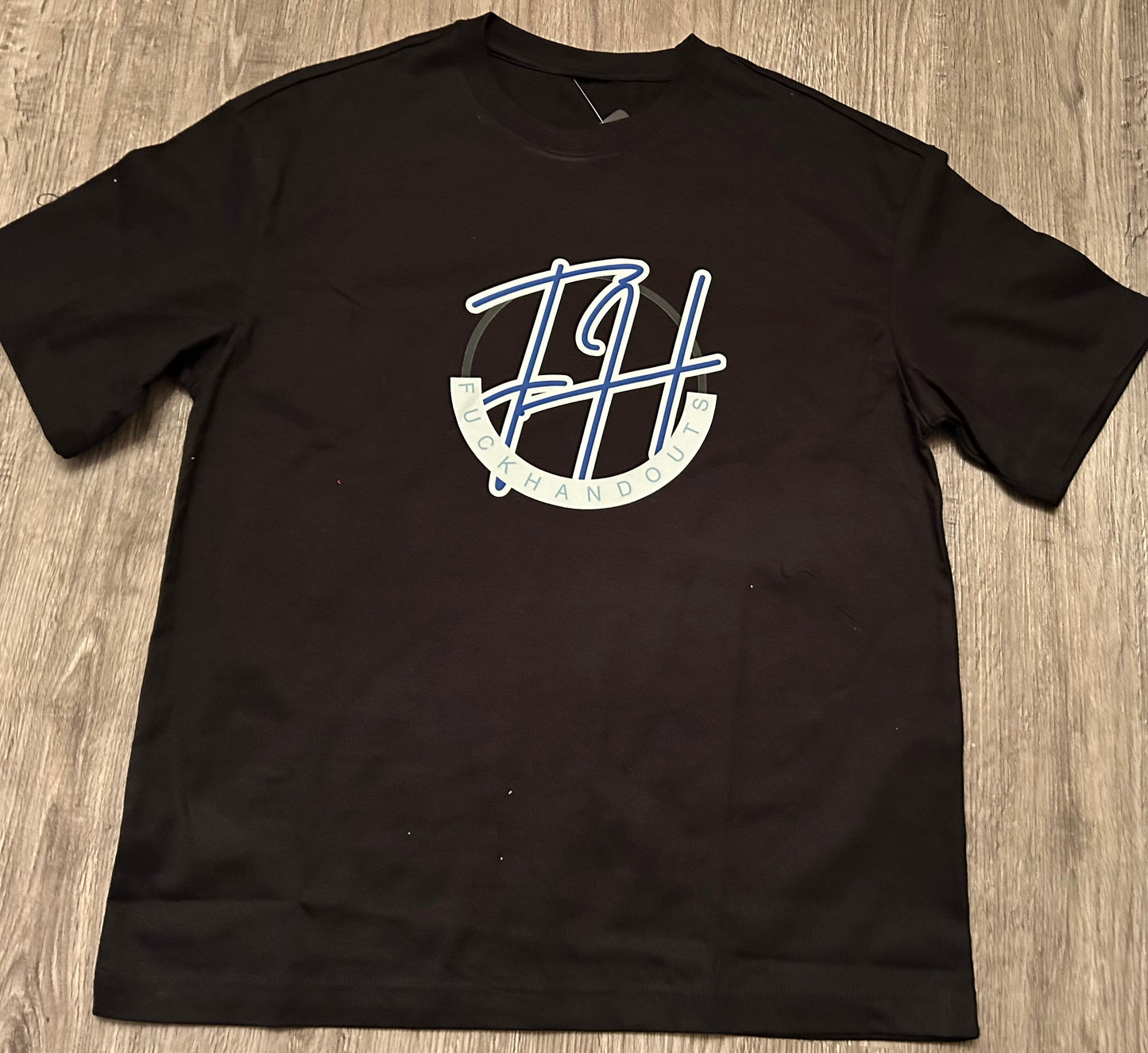 F HAND OUTS BIG LOGO