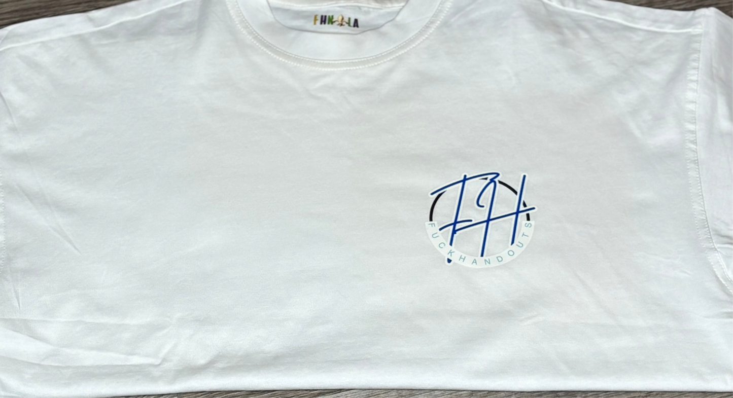 F HAND OUTS mini logo