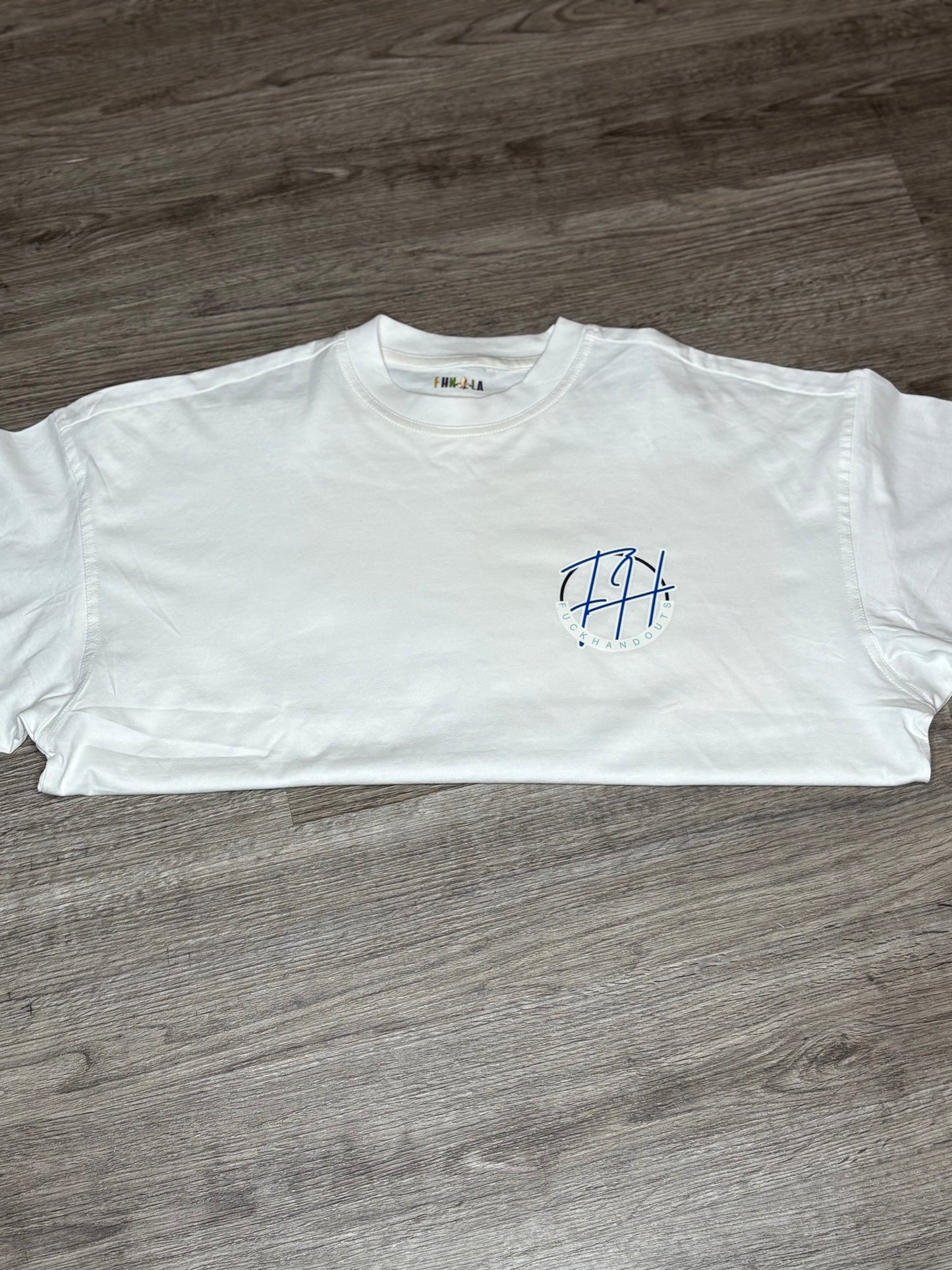 F HAND OUTS mini logo